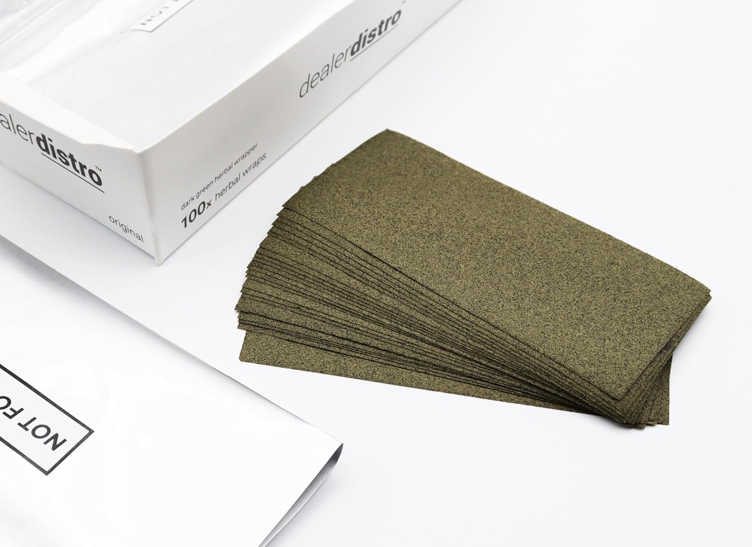 Dealer Distro Natural Hemp Wraps | Bulk Bundle – 100 Flat-Packed Wraps