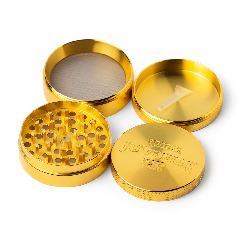 JUVENILE Grinder - Gold Etched - 63mm