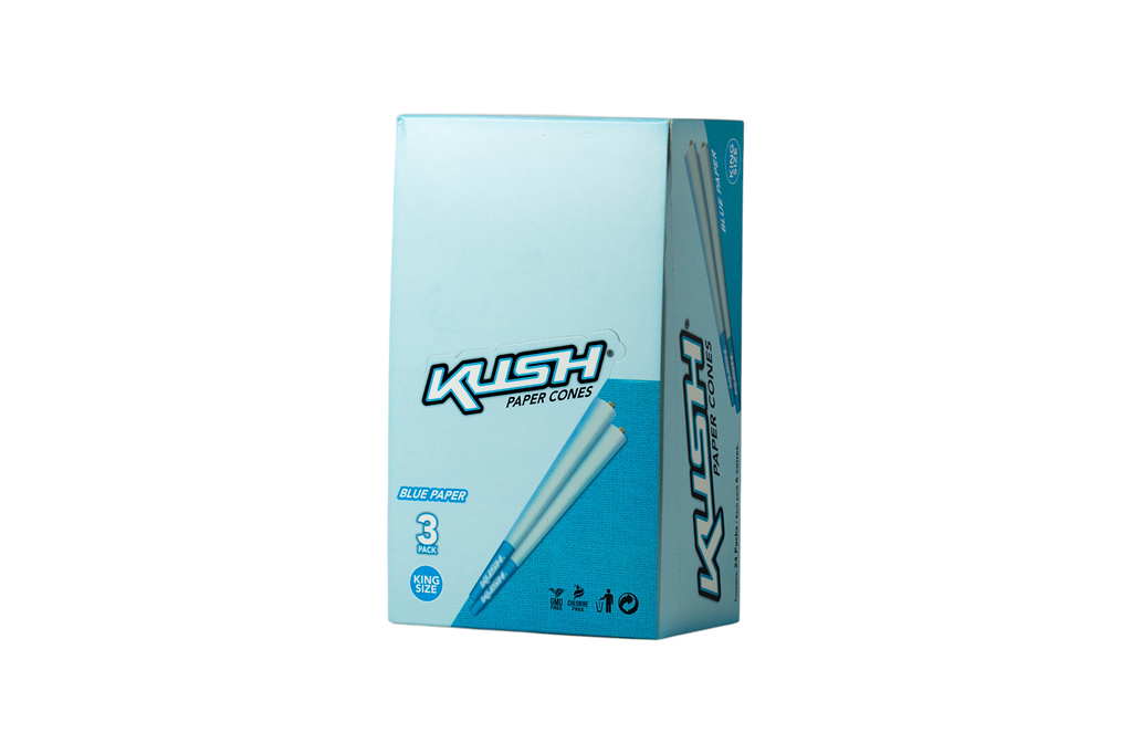 Kush Paper Cones - Blue Paper