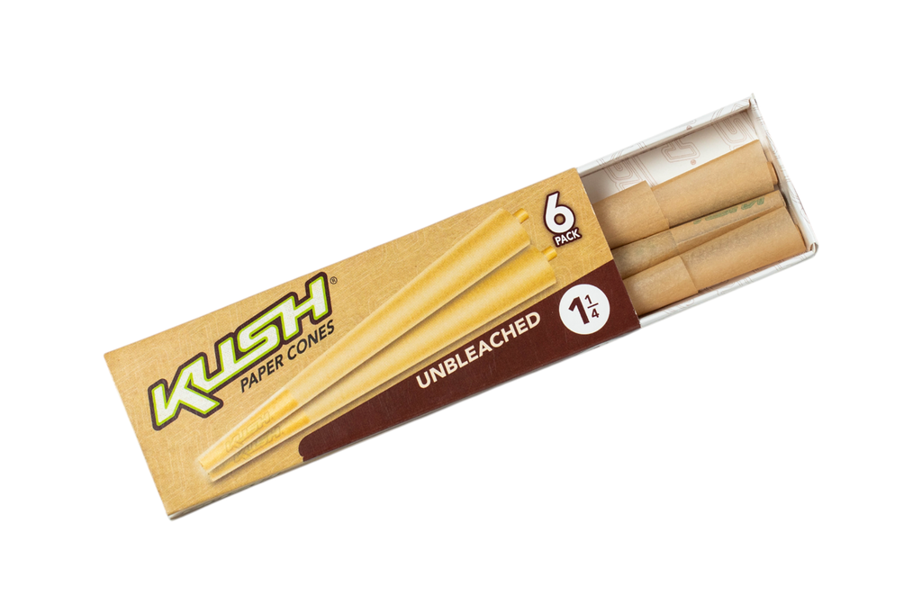 Kush Paper Cones - Unbleached