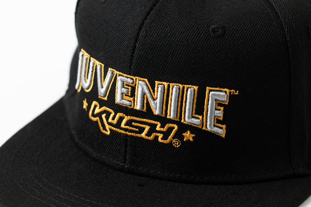 Juvenile x Kush Hat - Black & Silver
