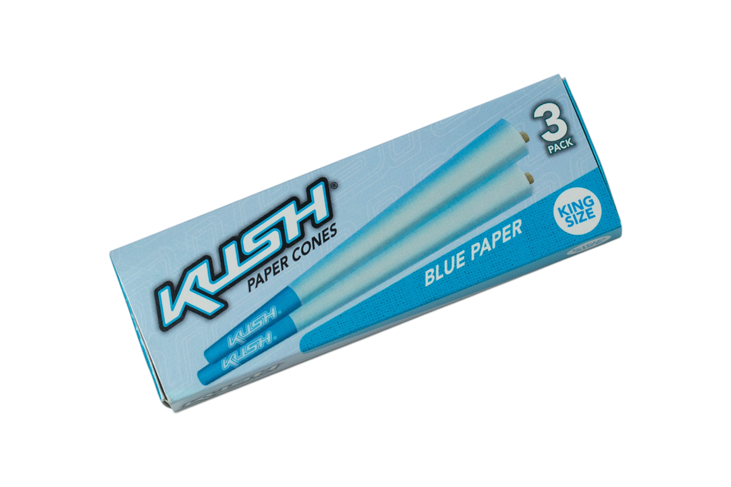 Kush Paper Cones - Blue Paper