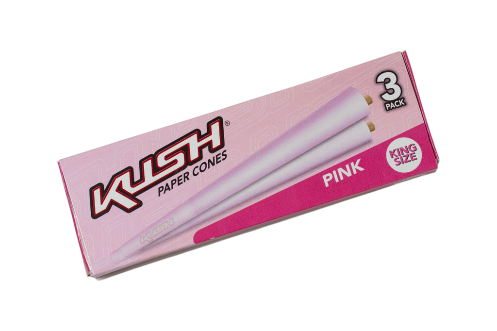 Kush Paper Cones - Pink Paper