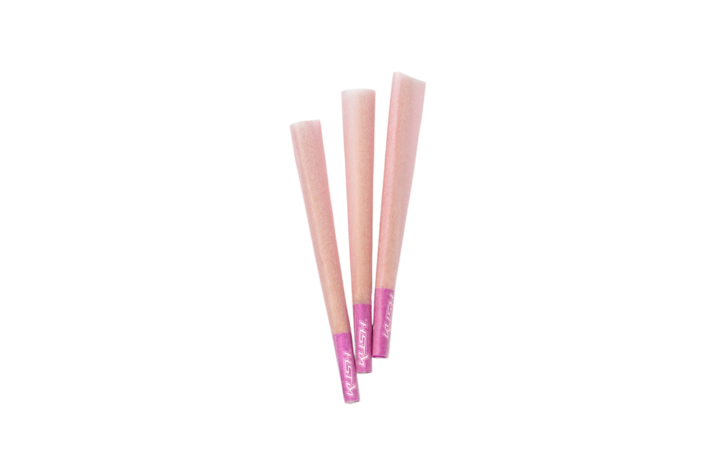 Kush Paper Cones - Pink Paper